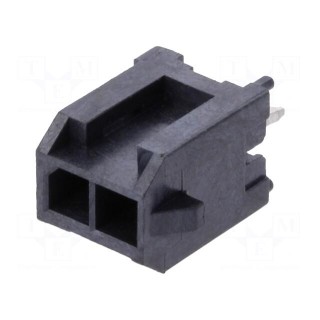 Socket | wire-board | male | Minitek® Pwr 3.0 | 3mm | PIN: 2 | THT | 5A