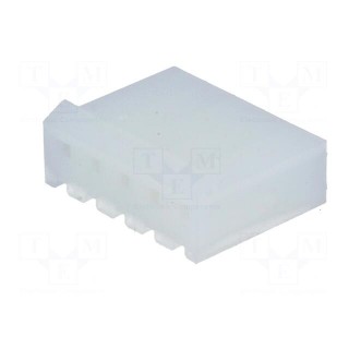Plug | wire-board | female | 3.96mm | PIN: 5 | w/o contacts | for cable