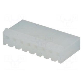 Plug | wire-board | female | 3.96mm | PIN: 8 | w/o contacts | for cable