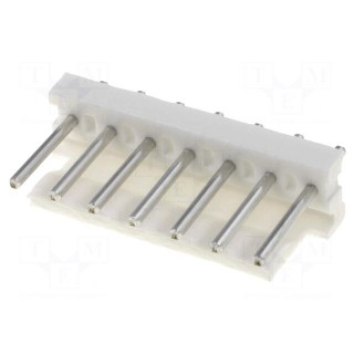 Socket | wire-board | male | MTA-156 | 3.96mm | PIN: 7 | round contacts