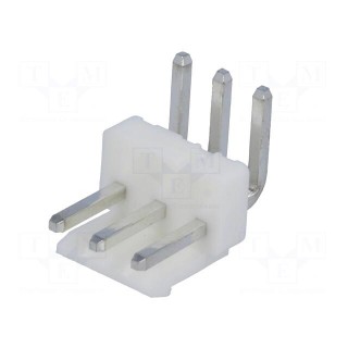 Socket | wire-board | male | NS39 | 3.96mm | PIN: 3 | THT | 250V | 7A | tinned