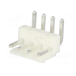 Socket | wire-board | male | NS39 | 3.96mm | PIN: 4 | THT | 250V | 7A | tinned