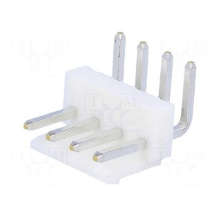 Socket | wire-board | male | VH | 3.96mm | PIN: 4 | THT | 250V | 10A | -25÷85°C