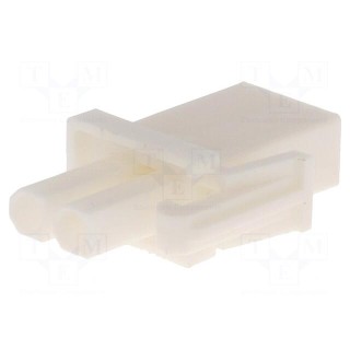 Plug | wire-wire | female | Mini Universal MATE-N-LOK | 4.14mm | PIN: 2