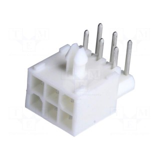 Socket | wire-board | male | Mini Universal MATE-N-LOK | 4.14mm | 600V