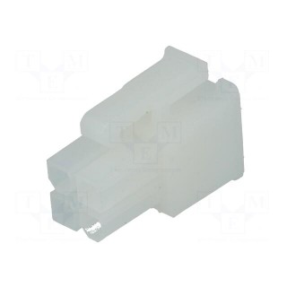 Plug | wire-wire/PCB | female | 4.2mm | PIN: 4 | w/o contacts | for cable