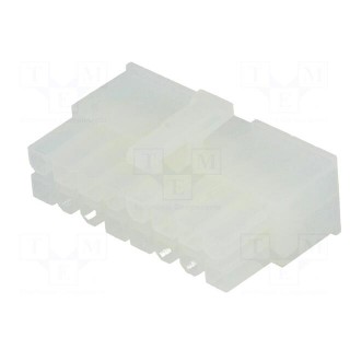 Plug | wire-wire/PCB | female | Mini-Fit Jr | 4.2mm | PIN: 16 | for cable