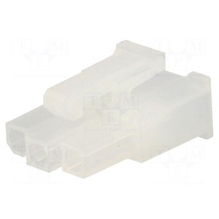 Plug | wire-wire/PCB | female | Mini-Fit Jr | 4.2mm | PIN: 3 | for cable