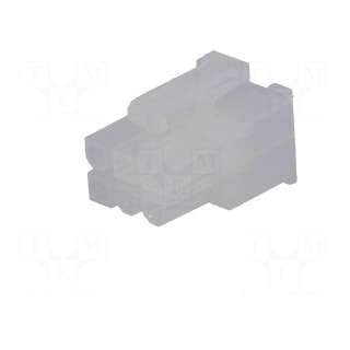 Plug | wire-wire/PCB | female | Mini-Fit Jr | 4.2mm | PIN: 6 | for cable