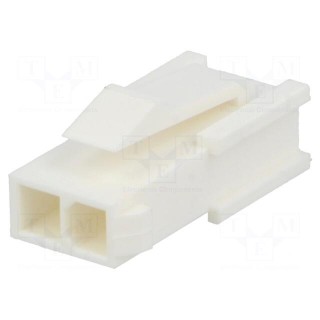 Plug | wire-wire/PCB | male | Minitek® Pwr 4.2 | 4.2mm | PIN: 2 | natural