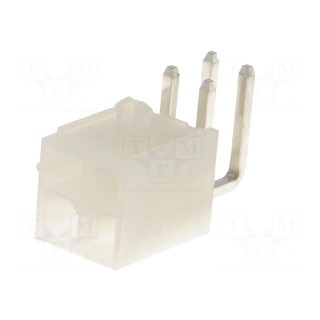 Socket | wire-board | male | MF42 | 4.2mm | PIN: 4 | THT | PCB snap | 7A