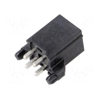 Socket | wire-board | male | Mini-Fit Jr | 4.2mm | PIN: 4 | Glow-Wire | THT