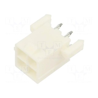 Socket | wire-board | male | Mini-Fit Jr | 4.2mm | PIN: 4 | THT | PCB snap