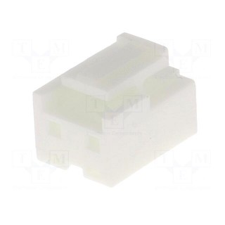 Plug | wire-board | female | 5mm | PIN: 2 | white | Type: w/o contacts