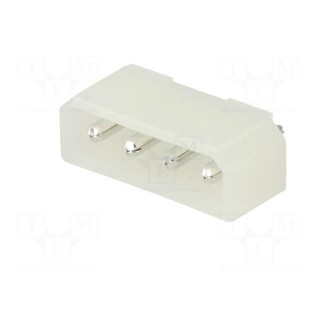 Socket | wire-board | male | 5.08mm | PIN: 4 | THT | on PCBs | 5A | 250VDC