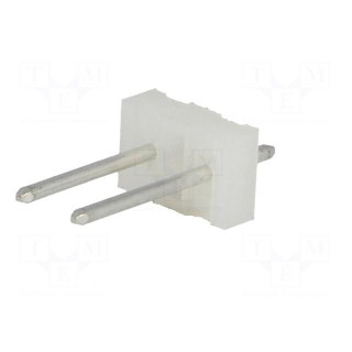 Socket | wire-board | male | KK | 5.08mm | PIN: 2 | round contacts | THT