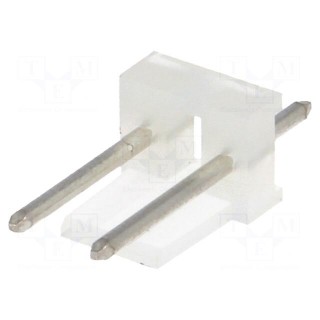 Socket | wire-board | male | KK | 5.08mm | PIN: 2 | THT | on PCBs | tinned