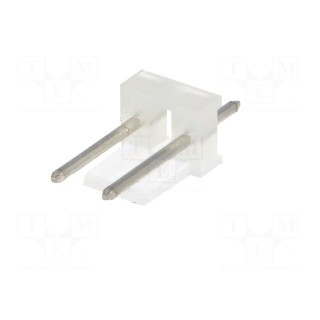 Socket | wire-board | male | KK | 5.08mm | PIN: 2 | THT | on PCBs | tinned