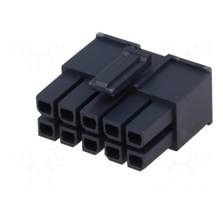 Plug | wire-wire/PCB | female | Mega-Fit | 5.7mm | PIN: 10 | UL94V-0 | 23A