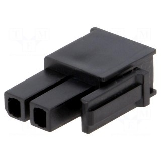 Plug | wire-wire/PCB | female | Mega-Fit | 5.7mm | PIN: 2 | UL94V-0 | 23A