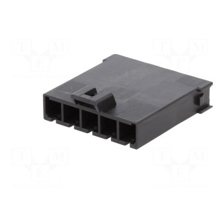 Plug | wire-wire | male | Mega-Fit | 5.7mm | PIN: 5 | UL94V-0 | Layout: 1x5