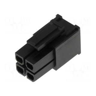 Plug | wire-board | female | Mega-Fit | 5.7mm | PIN: 4 | Layout: 2x2 | 23A
