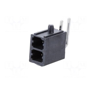 Socket | wire-board | male | Mega-Fit | 5.7mm | PIN: 2 | UL94V-0 | 23A | THT