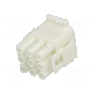 Plug | wire-wire/PCB | male/female | MLX | 6.35mm | for cable | PIN: 9
