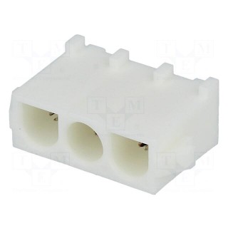Socket | wire-wire/PCB | male | Universal MATE-N-LOK | 6.35mm | PIN: 3