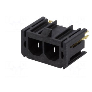 Connector: wire-board | SABRE | socket | male | PIN: 2 | tinned | 18A | THT