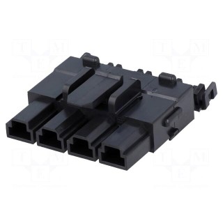 Plug | wire-wire/PCB | female | Mini-Fit Sr | 10mm | PIN: 4 | 600V
