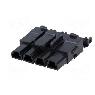 Plug | wire-wire/PCB | female | Mini-Fit Sr | 10mm | PIN: 4 | 600V