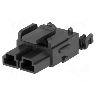 Plug | wire-wire/PCB | female | Mini-Fit Sr | 10mm | PIN: 2 | 600V