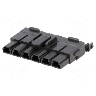 Plug | wire-board | female | Series: Mini-Fit Sr | 10mm | PIN: 6 | 600V