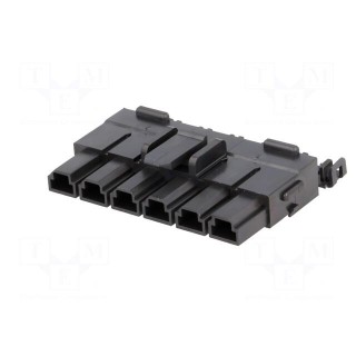 Plug | wire-wire/PCB | female | Mini-Fit Sr | 10mm | PIN: 6 | 600V