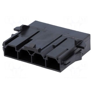 Plug | wire-wire/PCB | male | Mini-Fit Sr | 10mm | PIN: 4 | 600V