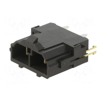Socket | wire-board | male | Mini-Fit Sr | 10mm | PIN: 2 | 50A | THT | 600V