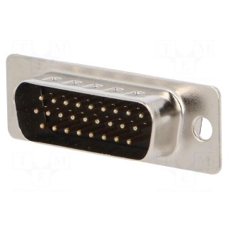 D-Sub HD | PIN: 26 | male | for cable | soldering | 3A