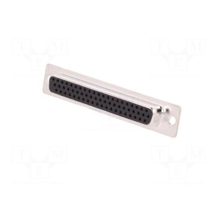 D-Sub HD | PIN: 62 | plug | female | for cable | soldering | Colour: black