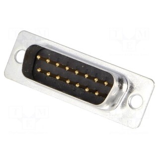 D-Sub | PIN: 15 | plug | male | for cable | soldering | 5A | 250V | 20mΩ