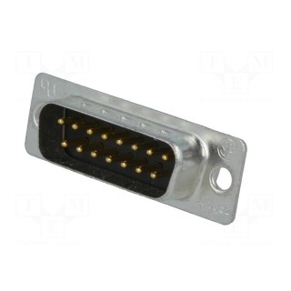 D-Sub | PIN: 15 | plug | male | for cable | soldering | HD 20