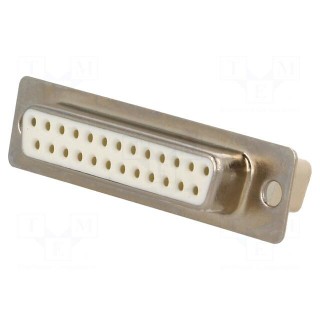 D-Sub | PIN: 25 | plug | female | for cable | Type: w/o contacts | 3A | 250V