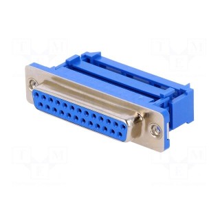 D-Sub | PIN: 25 | plug | female | for ribbon cable | IDC | UNC 4-40
