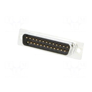 D-Sub | PIN: 25 | plug | male | for cable | soldering | 5A | 250V | 20mΩ