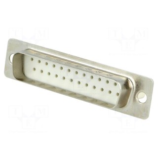 D-Sub | PIN: 25 | plug | male | for cable | Type: w/o contacts | 3A | 250V