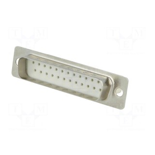 D-Sub | PIN: 25 | plug | male | for cable | Type: w/o contacts | 3A | 250V