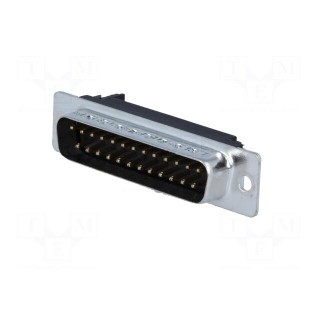 D-Sub | PIN: 25 | plug | male | for ribbon cable | IDC | Contacts: brass