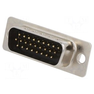 D-Sub | PIN: 26 | plug | male | for panel mounting | straight | soldering