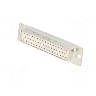 D-Sub | PIN: 50 | socket | female | for panel mounting | straight | 5A