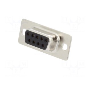 D-Sub | PIN: 9 | female | for cable | soldering | 3A
